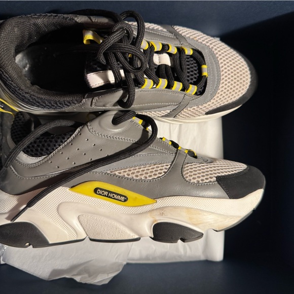 Dior Homme B22 'Grey Beige' Chunky Sneakers 41 - Picture 2 of 5